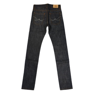 Blacksheepjeansกางเกงยีนส์ Jeans ริมแดงปักกระเป๋าหลังสีครีม ผู้ชาย ทรงกระบอกเล็ก Slimfit รุ่น BSMSF-160302 แบรนด์ไทย100%