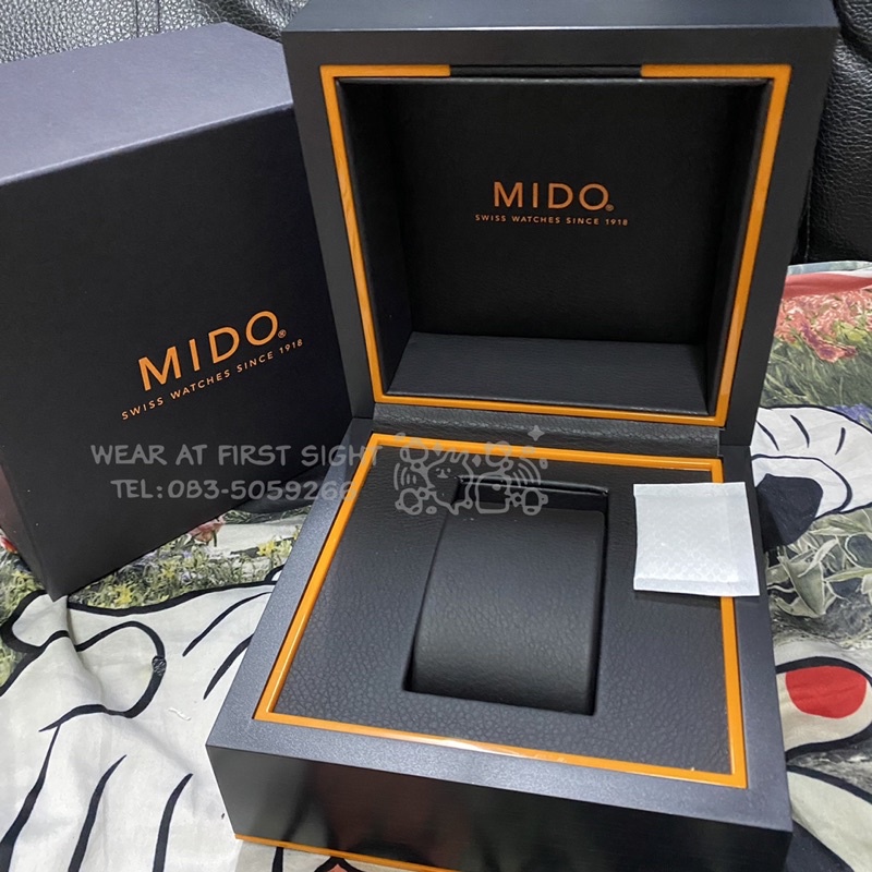 กล่อง MIDO กล่องแท้ ศูนย์ไทย - BOX MIDO กล่อง2ชั้น มีฝาครอบ