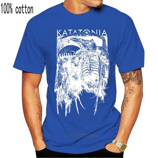 เสื้อยืด พิมพ์ลายวงร็อค Katatonia Doom Death Metal Depressive ทรงหลวม พลัสไซซ์? เสื้อยืด เสื้อท็อปส์S-5XL