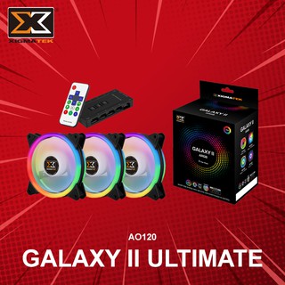 พัดลมเคส Xigmatek รุ่น Galaxy II Ultimate AO120 ประกันศูนย์ 1 ปี