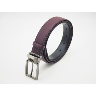 เข็มขัดหนังวัวซาฟเฟียโน่ 1.1” Saffiano leather belt 1.1" เข็มขัดหนังแท้ เข็มขัดผู้ชาย เข็มขัดทำงาน