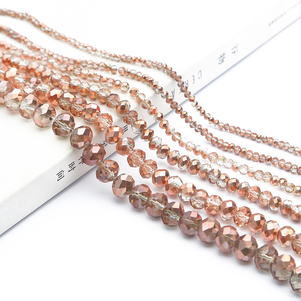 ลูกปัดคริสตัล หลายขนาด สำหรับทำเครื่องประดับ ขนาด 2 - 10 มม. - รูปที่ 4