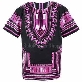 Dashiki African Shirt Cotton Hiphop เสื้อจังโก้ เสื้ออินเดีย เสื้อแอฟริกา เสื้อฮิปฮอป เสื้อโบฮีเมียน ad14p