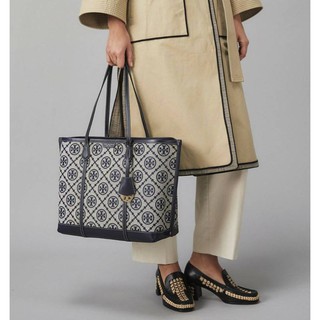 พร้อมส่ง Tory Burch T Monogram jacquard Tote