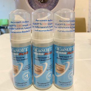 OCuSOFT lid scrub foam plus ขวดสีฟ้า (exp 2025)