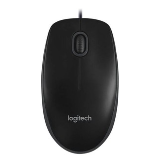 MOUSE (เมาส์) LOGITECH USB B100 (BLACK)