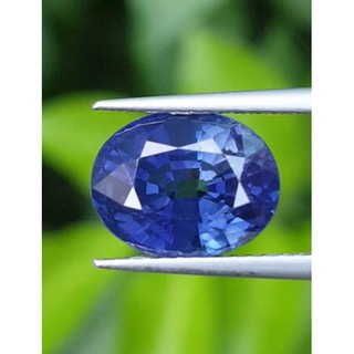 พลอย ไพลิน Blue Sapphire 4.31 กะรัต (Cts.) เผาเก่า VVS