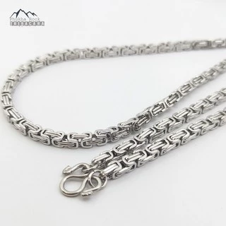 N33 ลายบาหลี บายแซนไทน์ 1-9 องค์ สีเลส สองกษัตริย์ สีดำ สร้อยคอ ห้อยพระ สร้อยสแตนเลสแท้ สร้อยพระ necklace