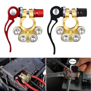 uxcell 2 Pcs Positive Negative Battery Post Terminal Adapter Converter for Car Vehicle 