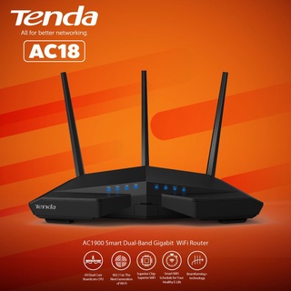 Tenda รุ่น AC18/Router/AC1900 Smart Dual-Band Gigabit WiFi Router