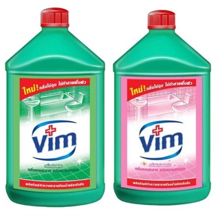 Vim วิม น้ำยาทำความสะอาดห้องน้ำ ขนาด 3500 มล.กลิ่นกรีนเฟรช / กลิ่นพิงค์ ฟลอรัล