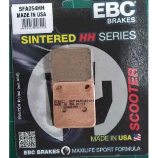 ผ้าเบรค EBC Brakes รุ่น HH sintered/ ผ้าเบรคหลัง Kawasaki Dtracker 150,  KLX150, KLX140