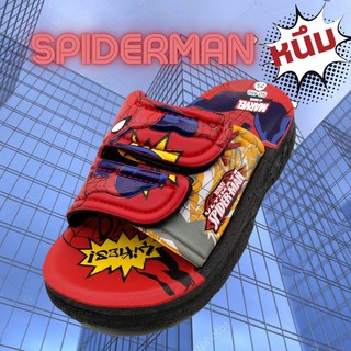 SSS SD 460 25-35 รองเท้าแตะเด็กสไปเดอร์แมน รองเท้าแตะเด็กspiderman รองเท้าแตะเด็กชาย รองเท้าแตะเด็กโต (แดง,น้ำเงิน)