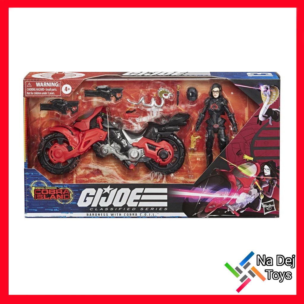 G.I. Joe Classified Series Baroness with Cobra C.O.I.L. 6″ Figure บารอนเนส และ คอบร้า คอยล์ จาก จีไอโจ ขนาด 6 นิ้ว