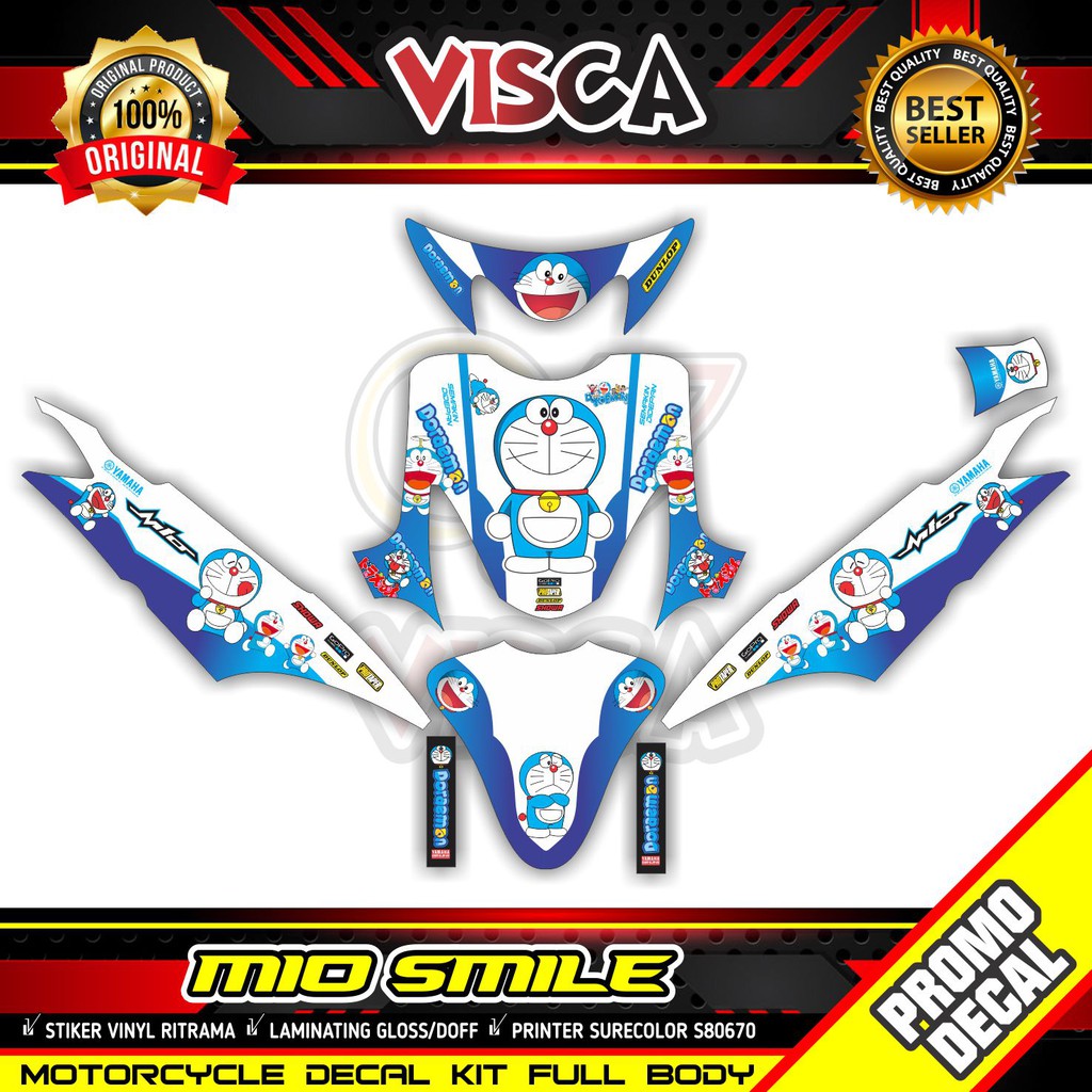 รูปลอก Mio Smile Full Body สติกเกอร์ Mio Smile Full Body Striping Mio Smile Variation Decal โฮโลแกรม