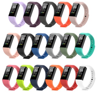 Xiaomi Mi Smart Band 4C สายรัดข้อมือซิลิโคนแบบเปลี่ยน Mi Band 4C