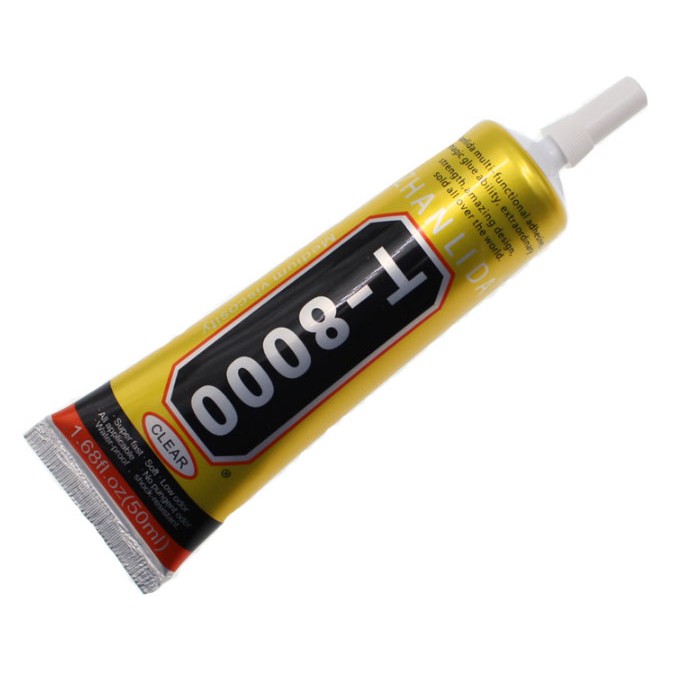 กาว T-8000 (50ml) สีขาว กาว T-7000 (50ml) สีดำ