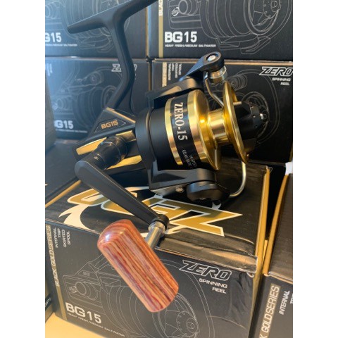 รอกตกปลา รอกสปินนิ่ง Zero BG BG13 / BG15 Black Gold Series Bgc8
