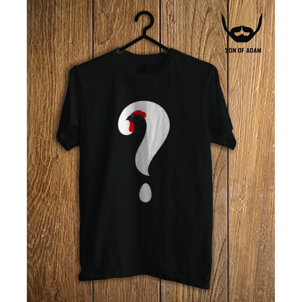 เสื้อยืดที่กําหนดเอง DTG SCREEN PRINTING QUESTION MARK