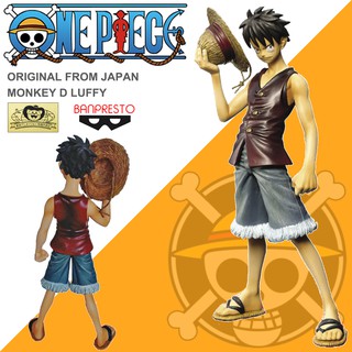 Model Figure งานแท้ Original แมวทอง Banpresto One Piece วันพีซ เต็มพิกัดสลัดจอมลุย วันพีช Monkey D Luffy มังกี้ ดี ลูฟี่