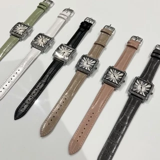 Minimal Square Watch (Silver) นาฬิกาผู้หญิง นาฬิกาแฟชั่น แบรนด์ COMPLETE