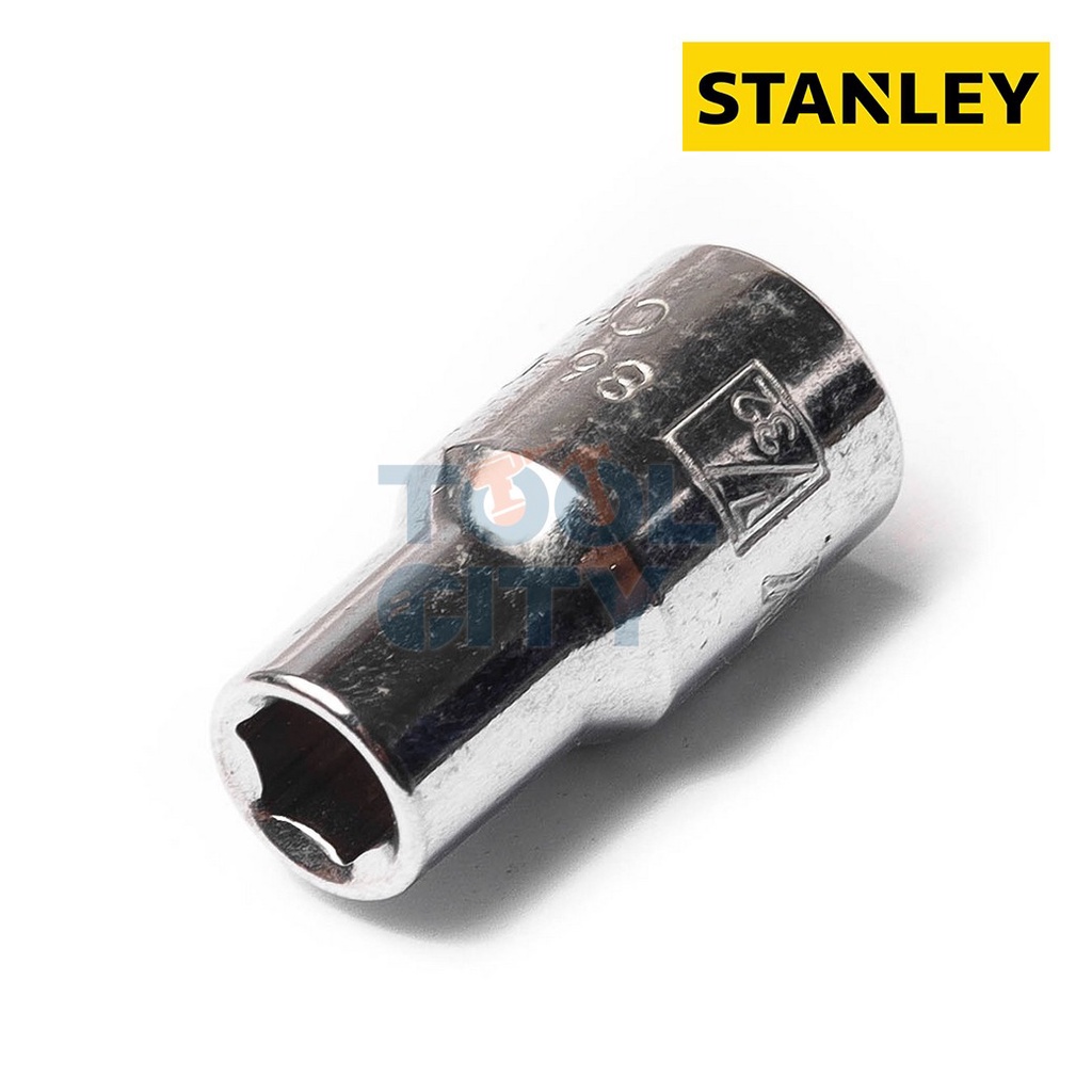 STANLEY 86-023 ลูกบ็อกสั้น 6เหลี่ยม1/4"ขนาด7/32"