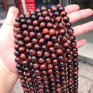 Natural Red Tiger eye Bead , Round 16” inch long string of Red Tiger eye 6 mm 8 mm 10 mm AAA Grade Genuine Tiger Eye
