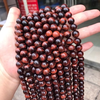 Natural Red Tiger eye Bead , Round 16” inch long string of Red Tiger eye 6 mm 8 mm 10 mm AAA Grade Genuine Tiger Eye