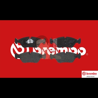 P06 008B ผ้าเบรกหน้าแท้ BREMBO รุ่น Black : BMW ซีรี่ส์3 (E30) M3 การันตีคุณภาพมาตรฐานโดย " เครอป อะไหล่ยนต์"