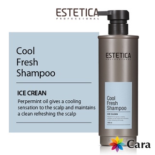 Estetica แชมพูเย็น มืออาชีพ (ICE CLEAN) 1000 มล. / คลีนซิ่งดีและให้ให้ให้บริการสดชื่น