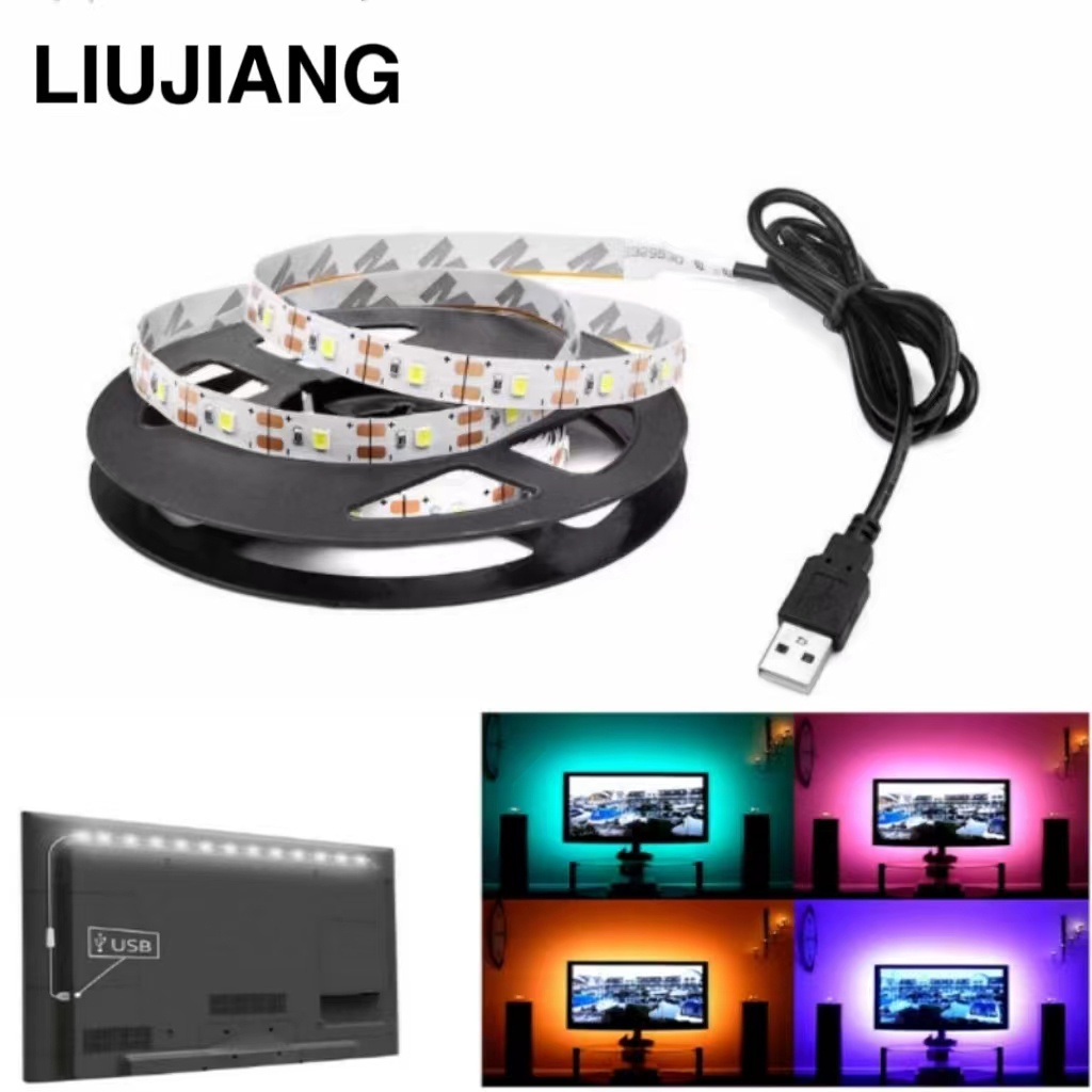 Smd 2835 LED 5V USB ตกแต่งห้อง TV Yeelight พร้อมโคมไฟคริสต์มาส ไฟแบ็คไลท์ และไฟตกแต่ง