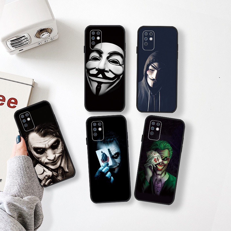 47-1 เคส Joker เคส Infinix Note Zero 8 10 7 S Smart 5 S5 Pro X695 X690 X657 ซิลิโคนนุ่มสีดํา matte T