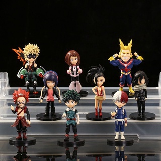 🎉โมเดลHero Academy ชุด 9 ตัว ของสะสมการ์ตูน (สินค้าจากจีน)