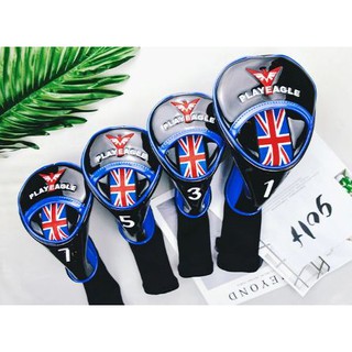 [11GOLF] GOLF WOODS HEAD COVER SET PLAYEAGLE 1 3 5 7 รหัสสินค้า PE-0055