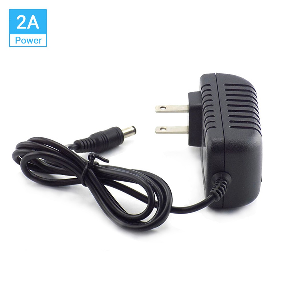 อะแดปเตอร์แปลง Hamrol AC100-240V to DC 12V 2A สําหรับกล้องรักษาความปลอดภัย US Plug