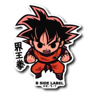 [Direct from Japan] B-SIDE LABEL DRAGONBALL Z Sticker Son Goku Japan NEW Jump Anime Manga