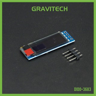 [Gravitechthai]0.91" 128x32 I2C OLED LCD - Blue