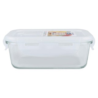 กล่องเก็บอาหาร กล่องใส่อาหาร กล่องอาหารผืนผ้า SUPER LOCK 6088 0.3 ลิตรFOOD CONTAINER MICRON SUPER LOCK 6088 0.3L