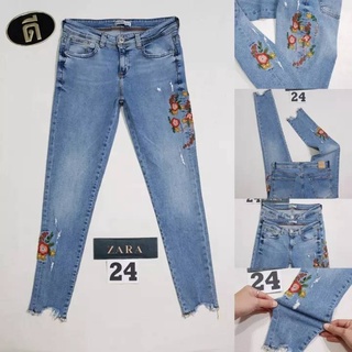 24.ZARA Z1975  งานปัก ( 6164 100 ) เอววัดจริง 28