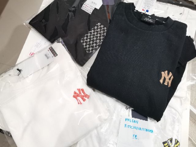 MLB Sweater size M สีขาว | Shopee Thailand