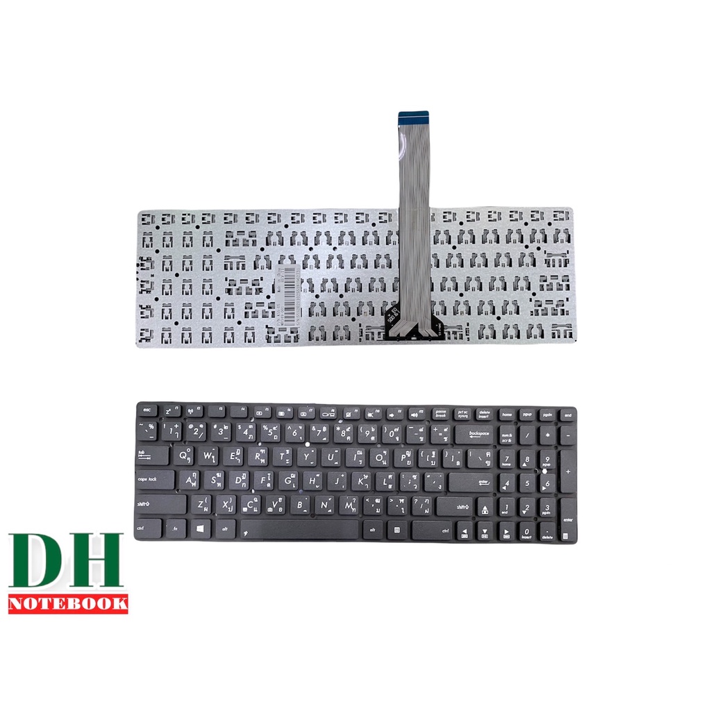 คีย์บอร์ดโน๊ตบุ๊ค keyboard ASUS K55 K55A K55V K55VJ K55VM K55VD K55VJ K55VS K55XI K55DE K55DR THA/EN