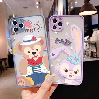 เคสขอบสีลายการ์ตูน เคสกันรอยกล้อง เคสสวยๆ สำหรับรุ่น 6/6s 6P/6splus 7/8/SE 7P/8Plus X/xs Xsmax 11 11Pro #886