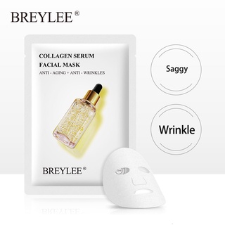 Breylee มาส์กหน้าทองคอลลาเจน 24K ต่อต้านริ้วรอย 1 ชิ้น