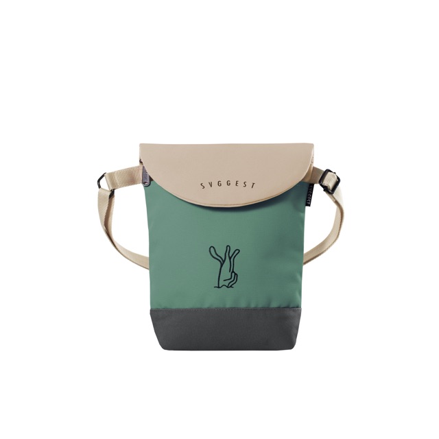 Svggest Mini Sling Bag - Fox Tritone Mint