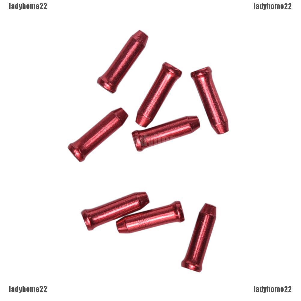 LH&12X Metal Bike Brake Gear Cable Wire Outer End Caps Crimps Tips
