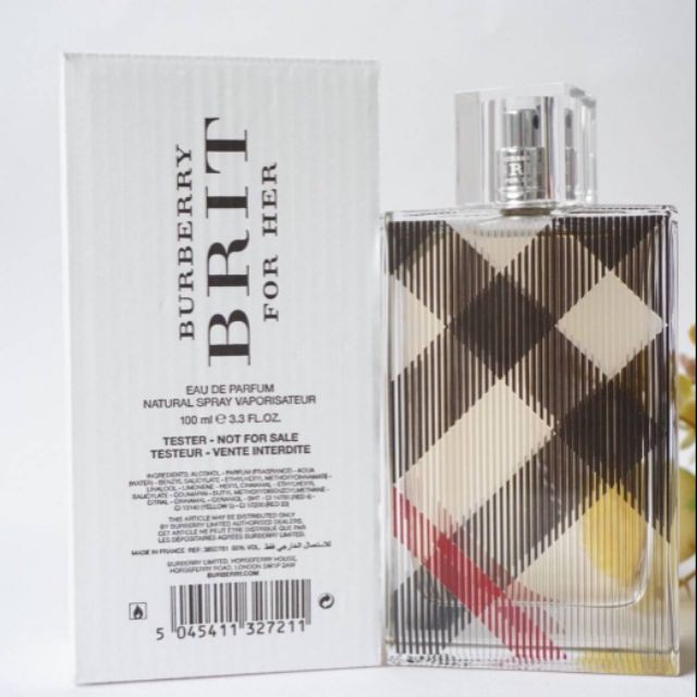 burberry brit for her tester