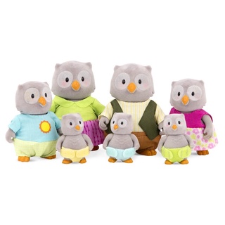 LIL WOODZEEZ OWL LARGE FAMILY SET - เซ็ตตุ๊กตานกฮูกครอบครัวใหญ่