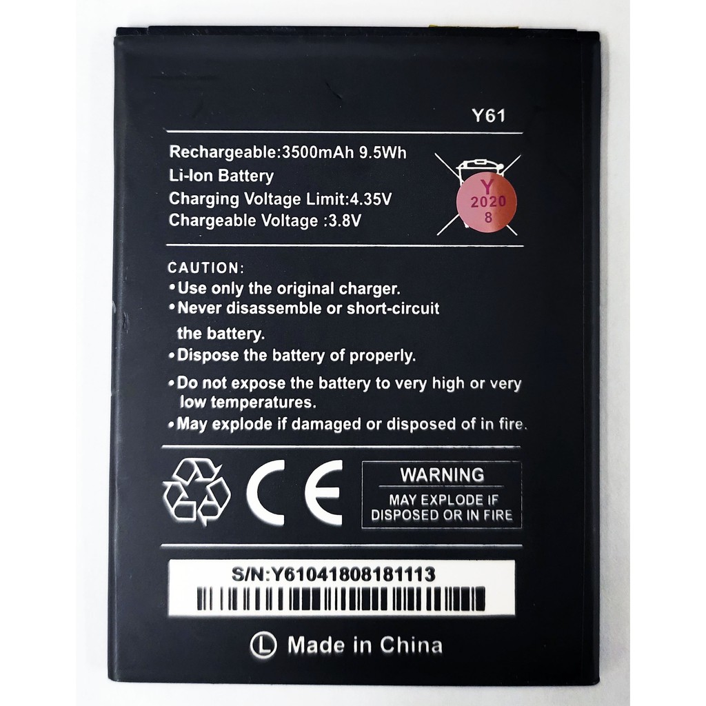แบตเตอรี่ Wiko Y61/Sunny 5 รับประกัน 3 เดือน แบต Wiko Y61/Sunny 5