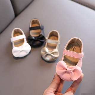 Baby Shoes Kids Girl Flats Infant Girls Non-Slip Bowknot Prewalkers Soft Sole Leather Princess Shoes Toddler Shoes