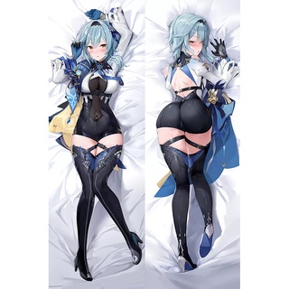 Genshin Impact Eula คอสเพลย์ Dakimakura ปลอกหมอน Eula Peachskin กอดหมอน Body Case Otaku หมอน Cushion Cover เกนชินอิมแพค